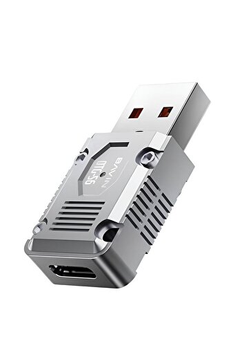 Bavin OTG-56 120W OTG Adapter for Fast Charging and 10Gbps Data Transfer from USB to Type-C