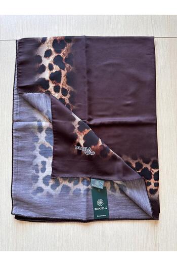 Bonjela Soft Elegant Leopard Patterned Fashion Trend Shawl