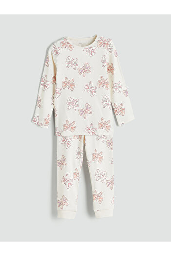 LC Waikiki New Season Printed Baby Girl Pajama Set