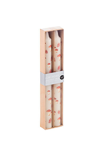 LC Waikiki LCW HOMEKarişik Baskılı Dekoratif Şamdan Mum 2'li 25 Cm AS