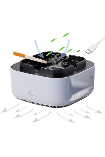 Hope versatile Battery-Powered Negative Ion Air Purifier Ashtray, designed for smokeless use indo