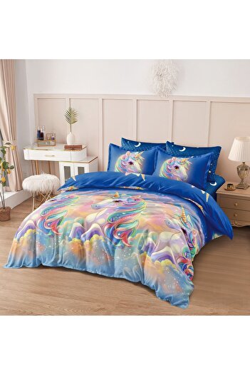 CHIRASO CHIRASO Bedding, ANIMATED FINE, ELASTIC Sheet 180x200+25cm, Duvet Cover 200x230cm, 4 Pillowcases