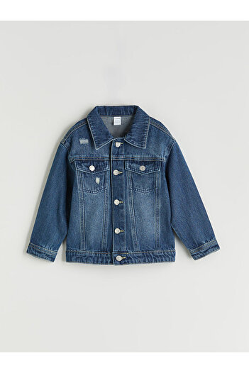 LC Waikiki Timeless Recommendations from Timeless Store |   Shirt Collar Boy's Jean Jacket