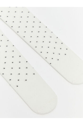 LC Waikiki Cey New Season Polka Dot Patterned Girls' Pantyhose 2-Piece