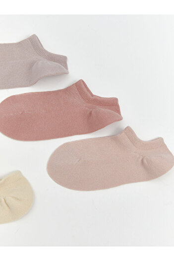LC Waikiki Sparkling Selections from Shining Store |   Women's Plain Sneaker Socks 5 Pack