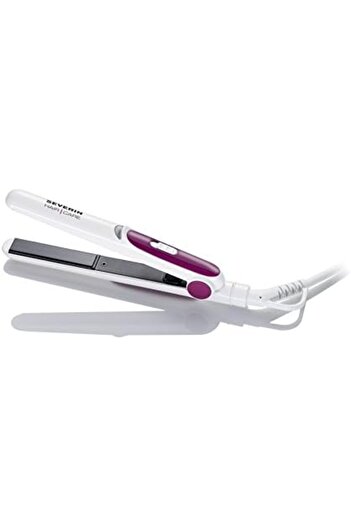 Severin Hair Straightener Tool from - White and Pink, Ceramic