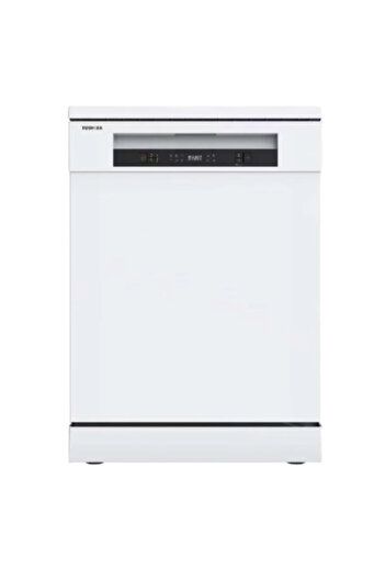Toshiba Free Standing Dishwasher 14 Place Setting 6 Programs White 127 kW DW-14F5ME(W)-SA White