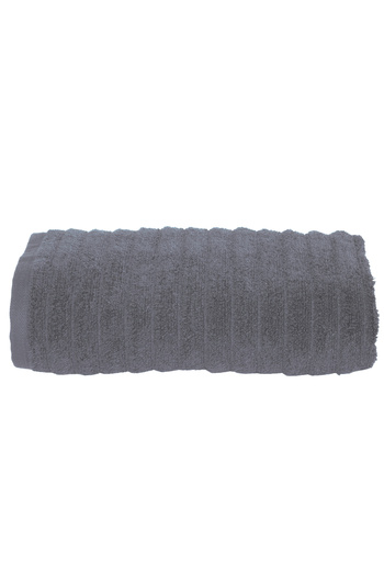 LAUREN SMITH ZERO TWIST Ribbed 100% Cotton Luxury Bath Towel, Extra Absorbent Super Soft 460 GM 70x140Cm