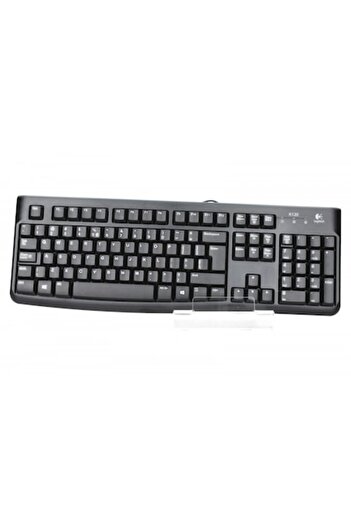 logitech K120 Keyboard, USB, Plug and Play, Water Resistant, Black