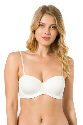 Le Jardin Micro-Coated Unlined Unpadded Classic Strapless Bra Bonnie Lj7035