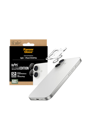 Panzer Glass Hoops Camera Lens Protector iPhone 17 - Clear