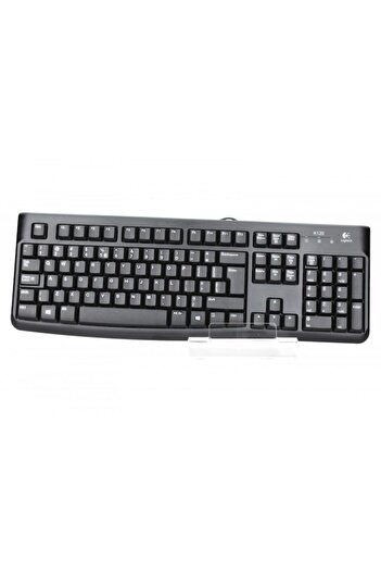 logitech K120 Keyboard, USB, Plug and Play, Water Resistant, Black