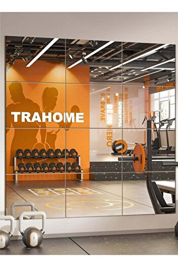 Taimi Full Length Wall Mirror Tiles-30X30CM12Pcs Frameless Set for Make Up,Living Room,Entrance,Gym