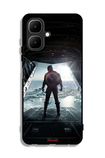Tolwak Infinix Smart 10 Protective Case Cover Portrait Display Captain America