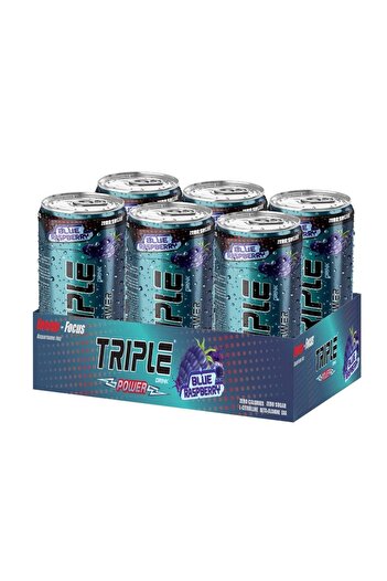 Laperva Triple Power Energy Drink, Blue Raspberry, Box of 6 Pieces