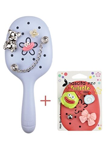 nascita Twistlo Blue Hair Brush - Αξεσουάρ Twistlo Hair Brush 59+4 τεμαχίων - 02
