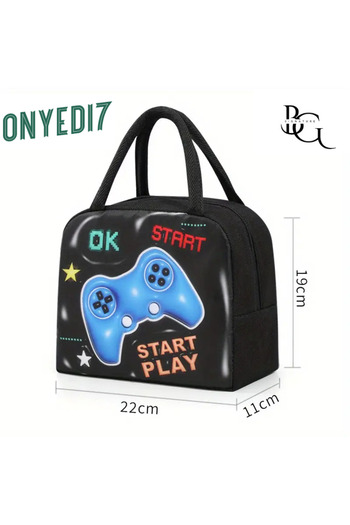 BGSignature Thermal Lunch & Nutrition Box Providing Waterproof Warm & Cold Protection - Game Themed