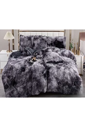 CHIRASO CHIRASO Bedding, FLUFFY Cocolino Fur, Bed Sheet 220x240cm, Duvet Cover 200x230cm, 4 Pillowcases