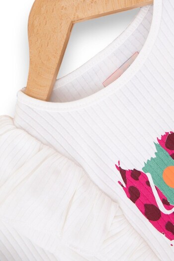 voyyo kids baby Girl's 2-3-4-5-6 Years Old, Seasonal Tiril Tiril Woven Pants and Blouse Stylish Set