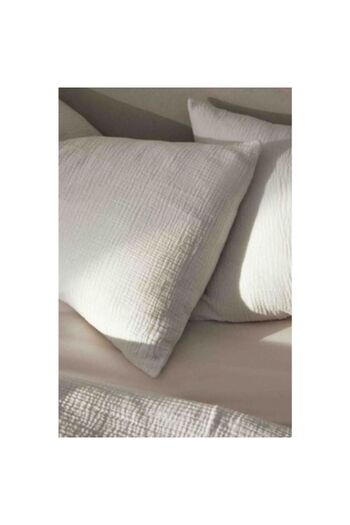 GİNETEKS 100% Cotton 4 Layer 2 Piece Muslin Pillowcase