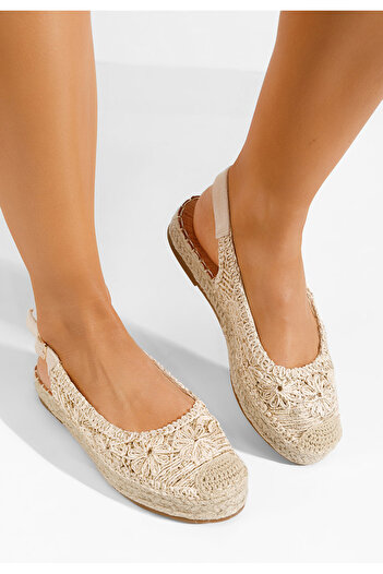 B T Shoes Εσπαντρίγιεσ χαμηλεσ Maripia μπεζ