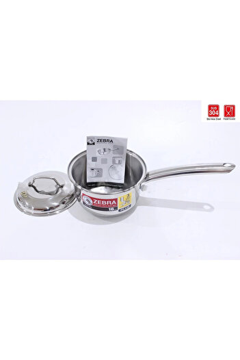ZEBRA THAILAND ZEBRA 304 Grade 18/10 Steel Casserole 16 cm / 1.7 L