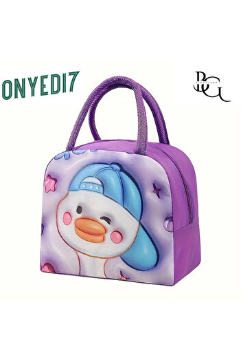 BGSignature Thermal Lunch & Nutrition Bag Providing Waterproof Warm & Cold Protection - Duck (Duffy Duck)