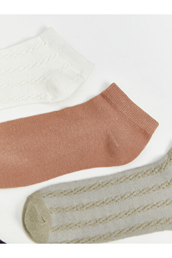 LC Waikiki Create Your Style from Uzg Store |   Patterned Women's Booties Socks 5-Piece