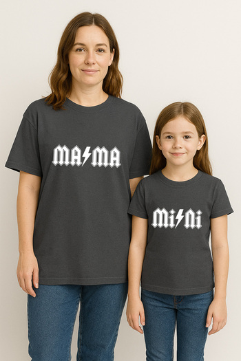 SVART WEAR Mama Mini Mother Daughter Matching T-Shirt Set T-Shirt Twin Mother Daughter Oversize (Single Price)
