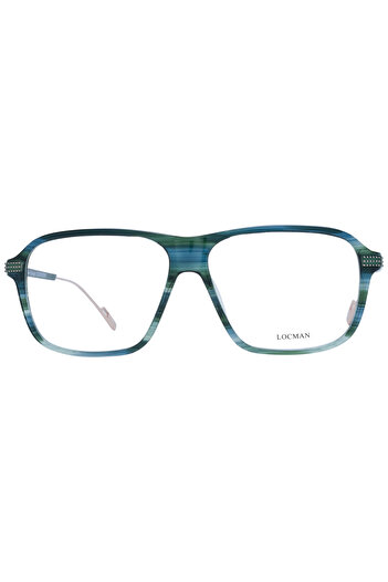 Locman Men's eyeglasses frame, LOCV003 GRN 58