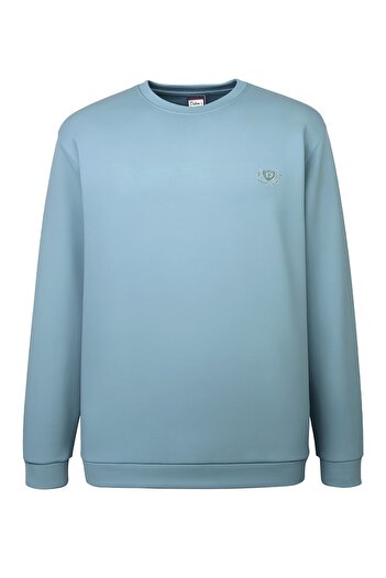 tambattal Plus Size Doubleface Crew Neck Sweatshirt (Wide Comfortable Fit)