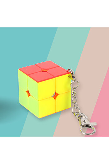 Choice1 YSK 2X2 مكعب سحري 2x2 3x3 4x4 5x5 هرمي صغير سلسلة مفاتيح لغز تخفيف التوتر احترافي سلس
