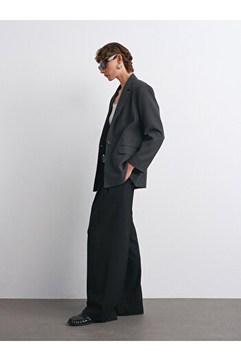 Dilvin 60768 Blazer Jacket-Anthracite