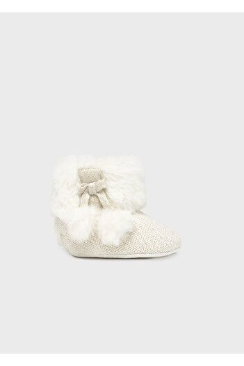 MAYORAL Baby Girl Newborn Pompom Knitted Boots 9954