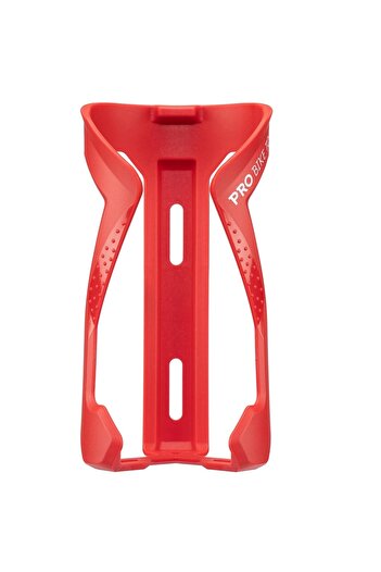 Pro Bike Tool bicycle water bottle holder, metal/plastic, red, 7.6 x 7.6 x 15.2 cm