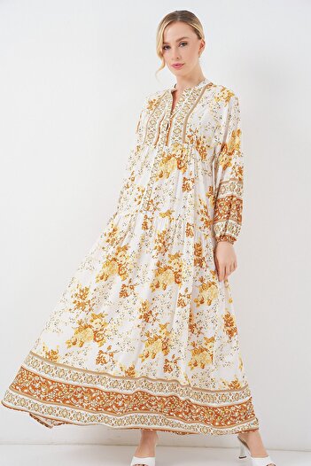 Hiccup Bdart Lined V-Neck Maxi Dress