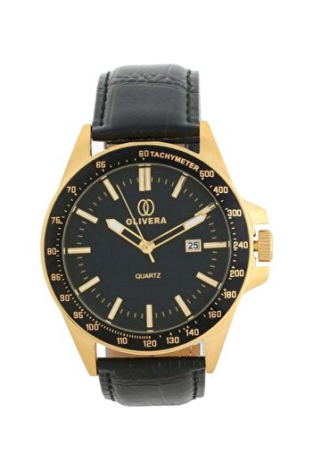 Olivera Men Leather Analog Watch OGL2031