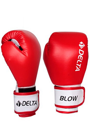 Delta Blow Red 14 oz Boxing Gloves - Kick Boxing, Muay Thai, Sparring Gloves for Adults over 90 kg