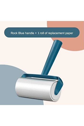 Choice3 1pc blue 1pc New Tearable Roll Paper Sticky Roller Brush Plush Razor Household Cleaning Tool Pet Hai