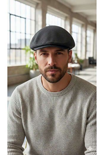 LAGRANZE Men's Italian Beanie Hat - Stylish and Classic Style