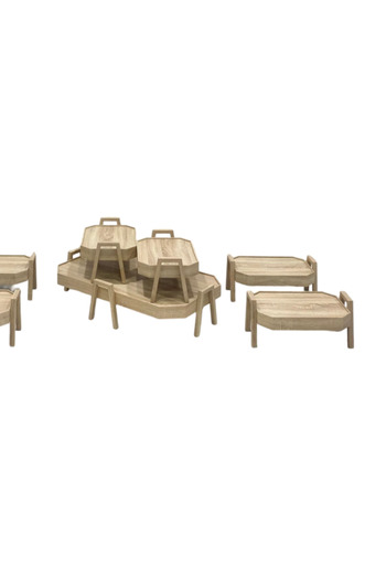 DEC19 Modern Turkish floor table set