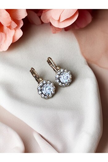 FAYRA ACCESSORIES كريستال ستون ديزي أحسب الأقراط