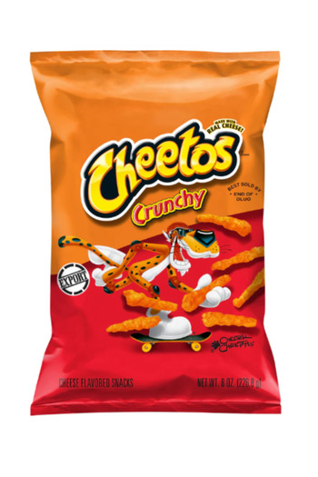 Cheetos Crunchy Cheese Flavored Snacks, Made with Real Cheese, 8 OZ (227g) - Export x 6