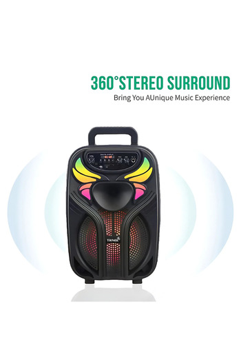 Tiknal 10W Karaoke Speaker with Mic & LED Lights