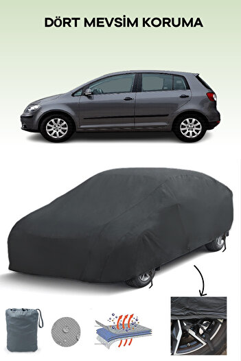Breen Black Volkswagen Golf Plus 2008-2013 Car Tarpaulin Auto Cover