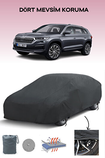 Breen Black Skoda Kodiaq 2016-2021 Car Tarpaulin Auto Cover