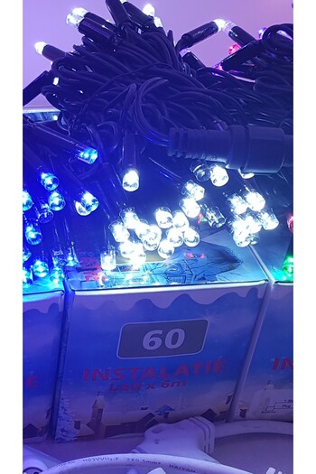 SDX Market Christmas Installation, 6 m Linear, Cool White, 60 LEDs, with power supply, CNFIGURABLE Sdx Market