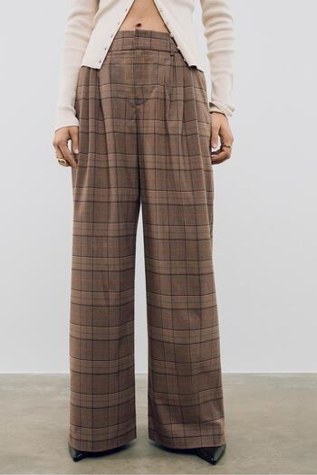 Stradivarius Smart check trousers