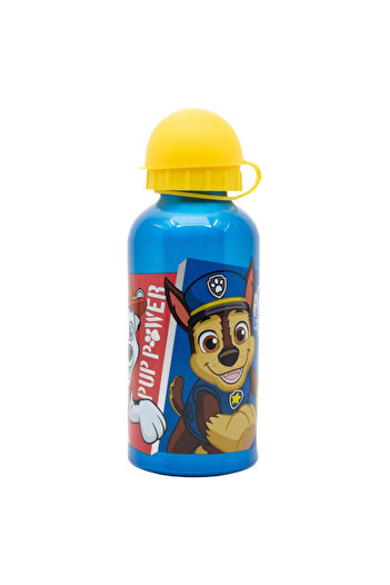 PAW PATROL Water bottle, for children, made of aluminum, BPA-free, multicolor, 400 ml, Pup Power, Paw Patrol