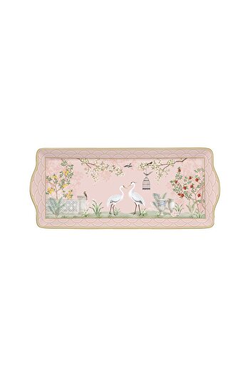 Easy Life Collection's Easy Life Jardin De Reves Porcelain Cake Service 35 cm X 15 cm
